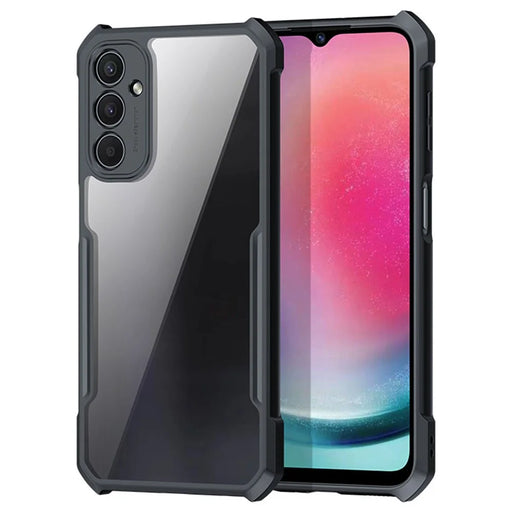XUNDD For Samsung Galaxy A24 4G (162.1 x 77.6 x 8.3mm) Anti-scratch Mobile Phone Cover Clear Acrylic+TPU Shockproof Phone Case - 1