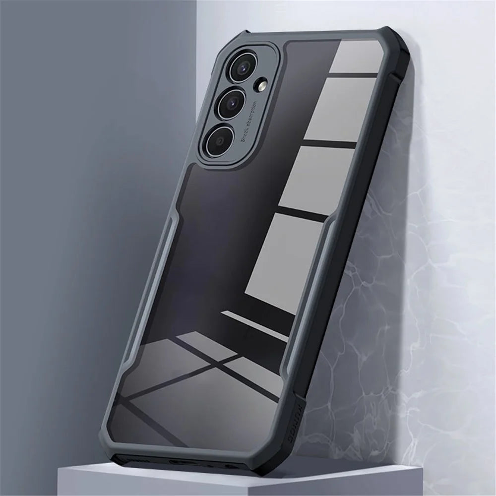 XUNDD For Samsung Galaxy A24 4G (162.1 x 77.6 x 8.3mm) Anti-scratch Mobile Phone Cover Clear Acrylic+TPU Shockproof Phone Case - 6