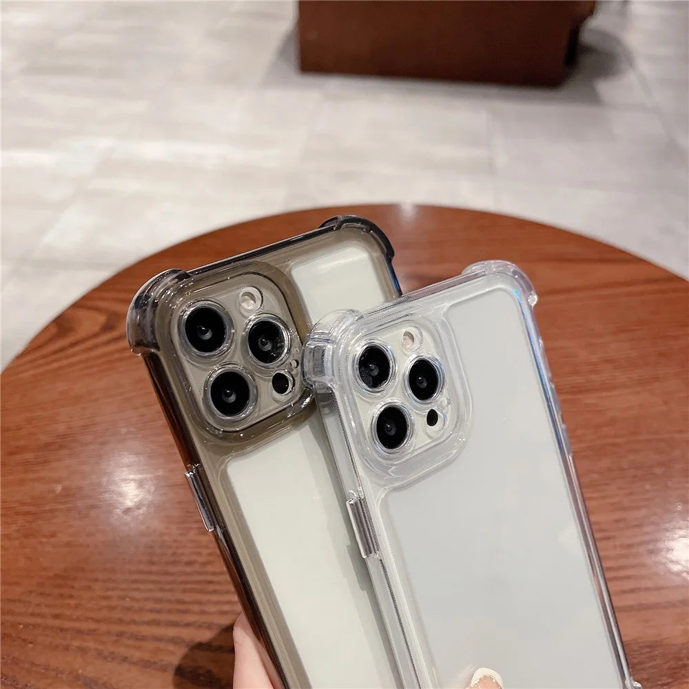 Mobile Phone Cover for iPhone 14 Pro Anti-drop Four Corners Protection Phone Case - Transparent - 6