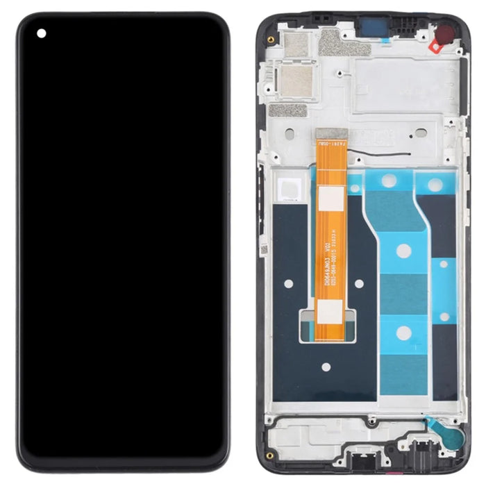 For Realme 6i (India) / 6S / Narzo RMX2002 Grade B LCD Screen and Digitizer Assembly + Frame Part (without Logo) - 1