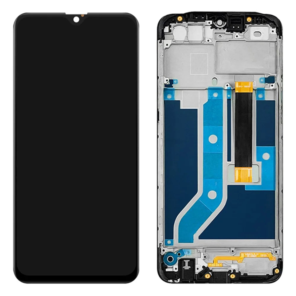 For Oppo A12 / A12s Grade S OEM LCD Screen and Digitizer Assembly + Frame Part (without Logo) - 1