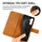 For Samsung Galaxy A34 5G Folio Flip Phone Case Calf Texture Stand Wallet Cover - Yellow - 6