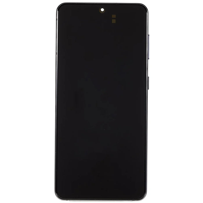 For Samsung Galaxy S21 5G G991 OLED Screen and Digitizer Assembly + Frame (without Logo) - Grey - 2