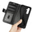 For Samsung Galaxy A34 5G Crazy Horse Texture Case Leather Wallet Stand Folio Flip Cover - Black - 5