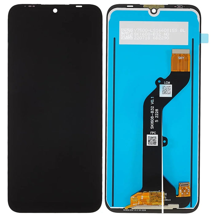 For Tecno Pop 6 4G BE7 Grade C LCD Screen and Digitizer Assembly Repair Part (without Logo) - 1
