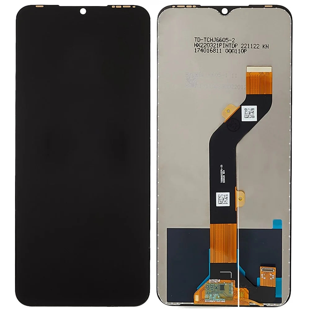 For Tecno Pop 6 Pro 4G BE8 Grade C LCD Screen and Digitizer Assembly Repair Part (without Logo) - 1