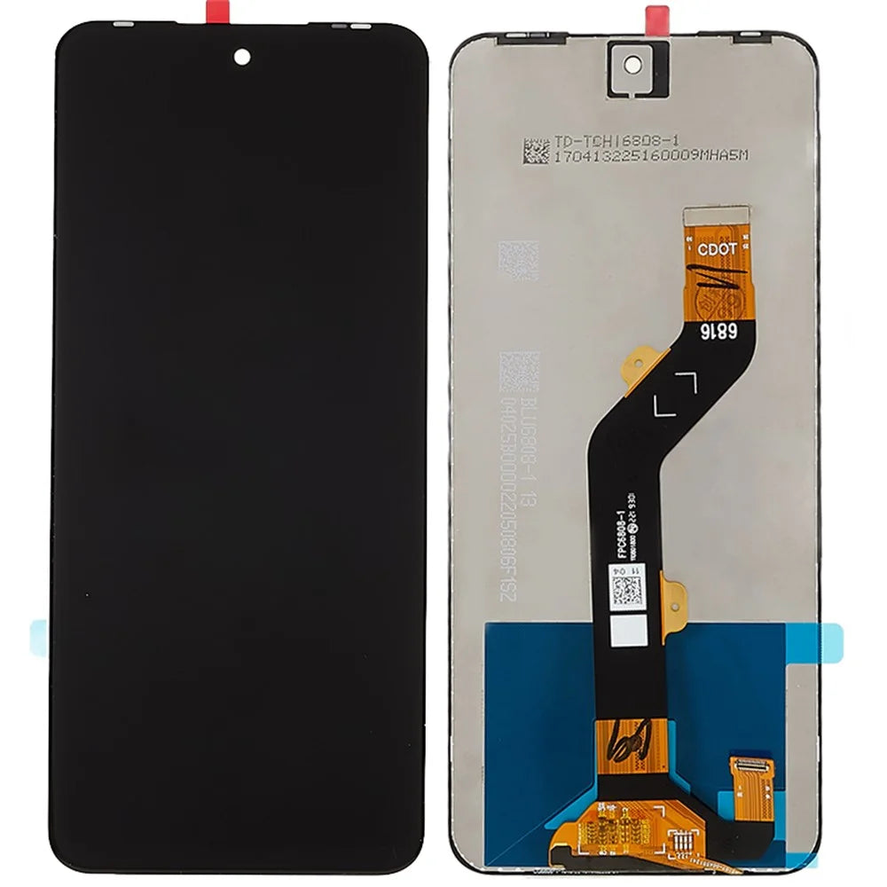 For Tecno Pova Neo 2 4G LG6n Grade C LCD Screen and Digitizer Assembly Repair Part (without Logo) - 1