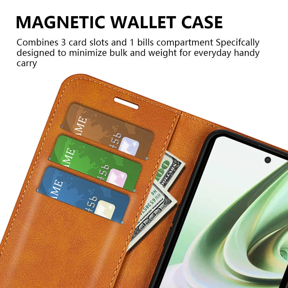 For OnePlus Nord CE 3 Lite 5G / Nord N30 5G Leather Calf Texture Stand Wallet Phone Case Square Magnetic Phone Cover - Yellow - 4