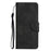For Samsung Galaxy A24 4G (162.1 x 77.6 x 8.3mm) Solid Color Protective Flip Phone Case Wallet Stand Leather Cell Phone Cover - Black - 7