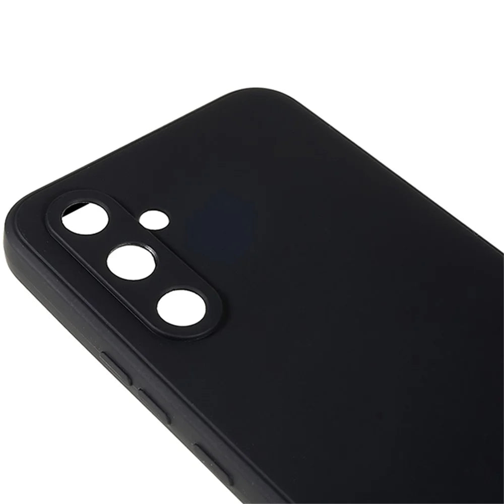 For Samsung Galaxy A54 5G Straight Edge Design TPU Phone Case Precise Cutout Camera Protection Cover - Black - 5