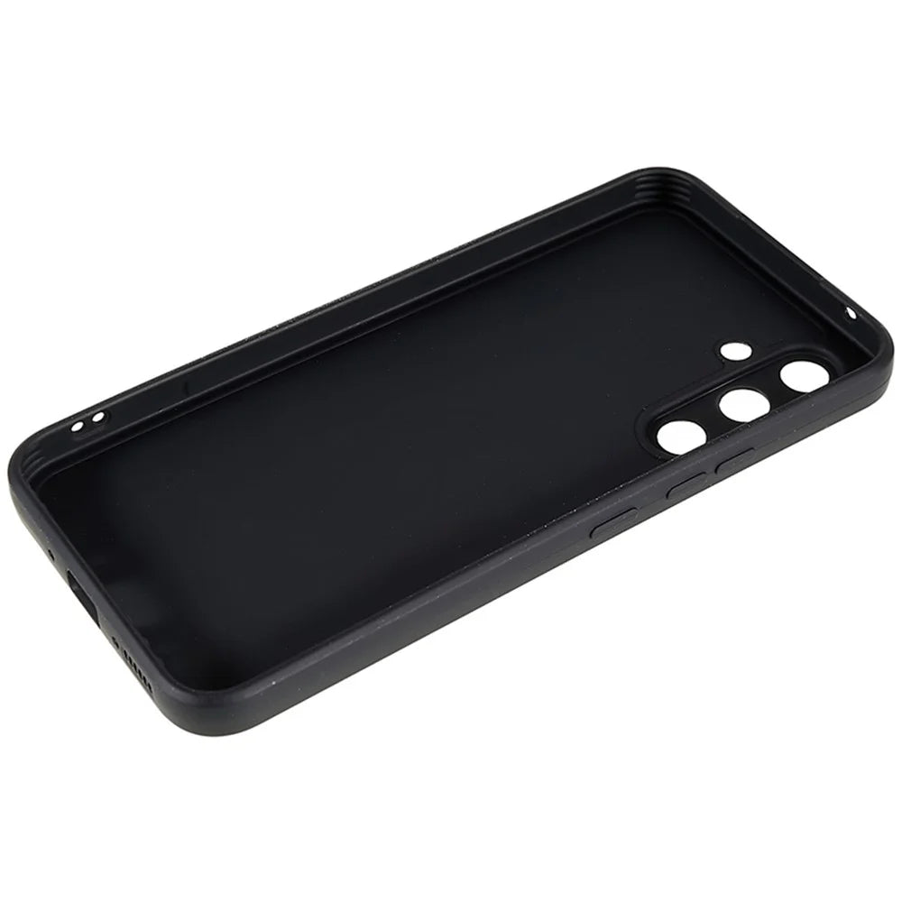 For Samsung Galaxy A34 5G Soft TPU Phone Case Straight Edge Precise Cutout Protective Cover - Black - 6