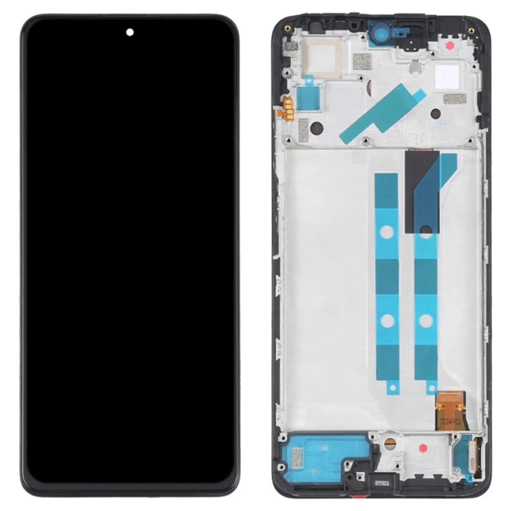 For Xiaomi Redmi Note 11 Pro 4G (MediaTek) / Note 11 Pro+ 5G (India) Grade B OLED Screen and Digitizer Assembly + Frame Part (without Logo) - 1