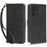 For Samsung Galaxy A53 5G Mobile Phone Case RFID Blocking Stand Wallet Leather Cover with Strap - Black - 1