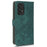 For Samsung Galaxy A73 5G RFID Blocking Leather Anti-drop Phone Case Flip Stand Wallet Cover with Hand Strap - Green - 6