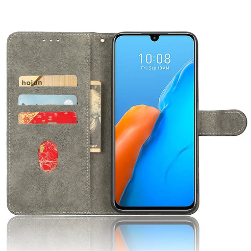 For Infinix Note 12 Pro 4G X676B / Note 12 (2023) 4G X676C Case RFID Blocking Leather Wallet Stand Cover with Strap - Black - 2