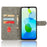 Drop-Proof Phone Case for Infinix Smart 6 HD 4G X6512 , PU Leather Stand RFID Blocking Wallet Cover with Strap - Black - 2