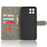 Drop-Proof Phone Case for Infinix Smart 6 HD 4G X6512 , PU Leather Stand RFID Blocking Wallet Cover with Strap - Black - 5
