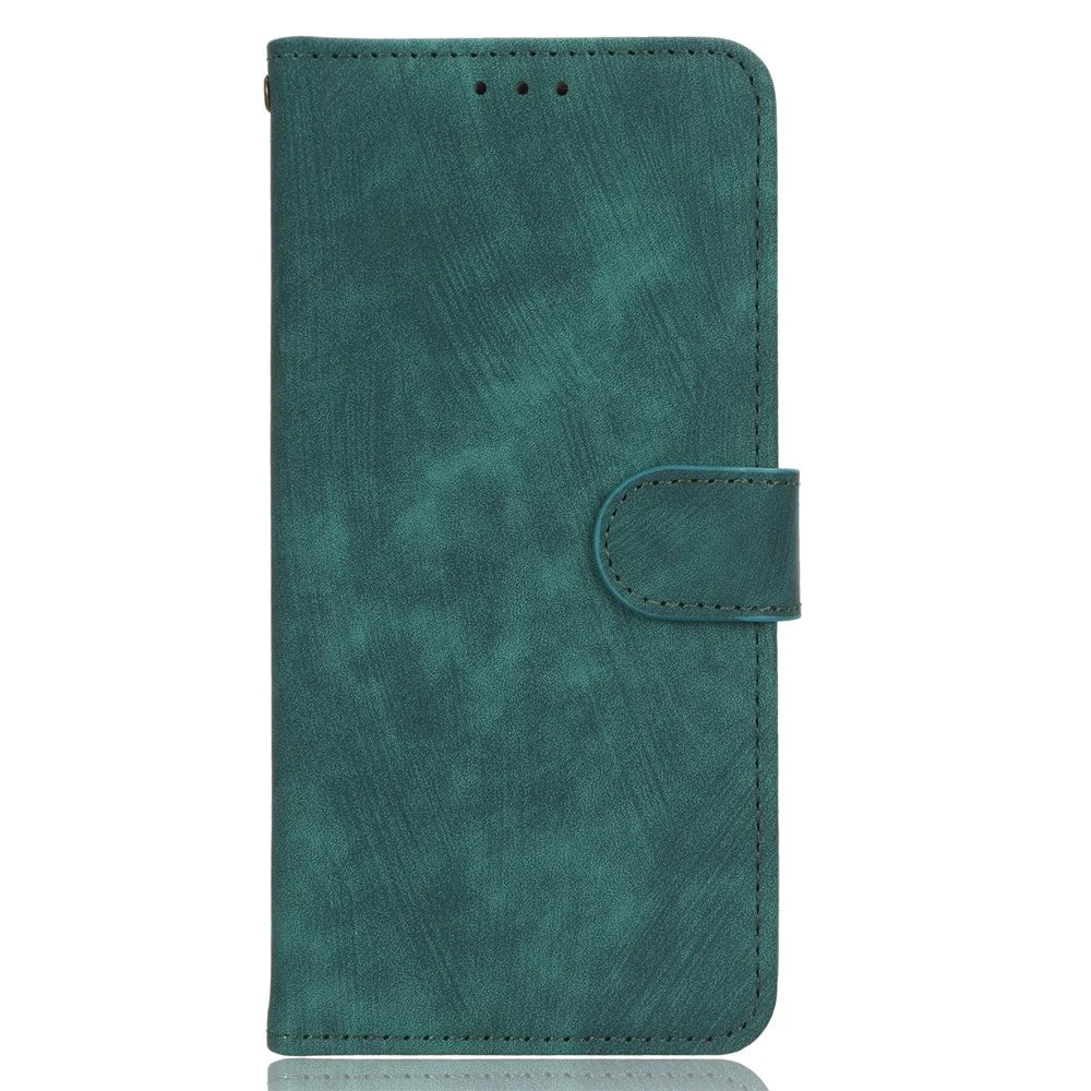 For Infinix Hot 20 Play 4G X6825 RFID Blocking Full Protection Leather Phone Case Anti-Drop Stand Wallet Cover with Strap - Green - 5