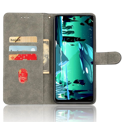 For Infinix Hot 20S 4G X6827 RFID Blocking Leather Stand Phone Case Hand Strap Anti-Drop Wallet Cover - Green - 2
