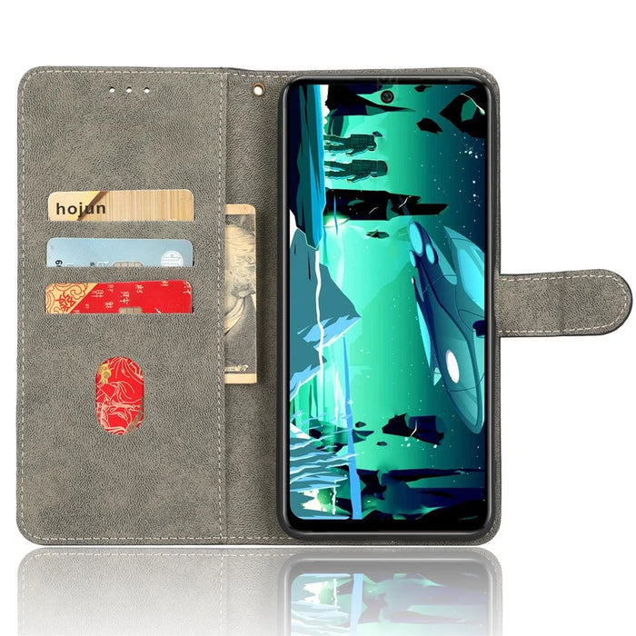 For Infinix Hot 20S 4G X6827 RFID Blocking Leather Stand Phone Case Hand Strap Anti-Drop Wallet Cover - Green - 2