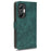 For Infinix Hot 20S 4G X6827 RFID Blocking Leather Stand Phone Case Hand Strap Anti-Drop Wallet Cover - Green - 6