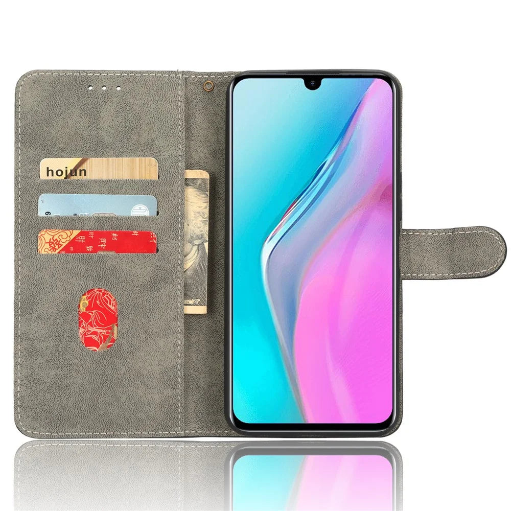 For Infinix Note 11 X663 / X663B / Note 12 4G G88 X663C X663D / Note 12i 2022 X677 Case RFID Blocking Leather Cover with Strap - Brown - 2