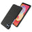 For Samsung Galaxy A04e 4G / F04 4G / M04 4G Phone Case Solid Color Hard PC+Cloth Phone Cover - Black - 2