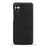 For Samsung Galaxy A04e 4G / F04 4G / M04 4G Phone Case Solid Color Hard PC+Cloth Phone Cover - Black - 3