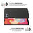 For Samsung Galaxy A04e 4G / F04 4G / M04 4G Phone Case Solid Color Hard PC+Cloth Phone Cover - Black - 5