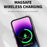 Phone Case for iPhone 13 Pro Max 6.7 inch Compatible with MagSafe CD Texture TPU Cover - Green - 3