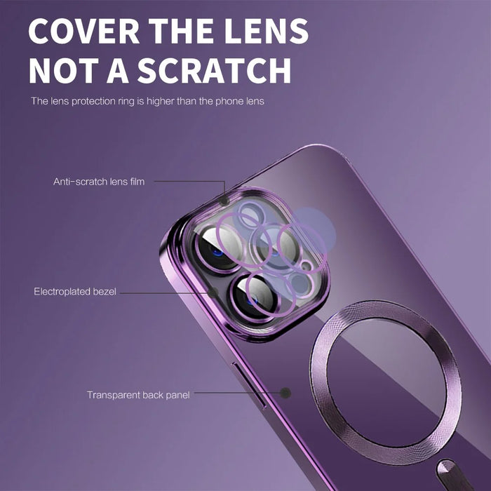 Phone Case for iPhone 13 Pro Max 6.7 inch Compatible with MagSafe CD Texture TPU Cover - Green - 4