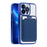 CD Texture Phone Cover for iPhone 13 Pro 6.1 inch TPU + PC Case Compatible with MagSafe with Card Bag - Sapphire - 2