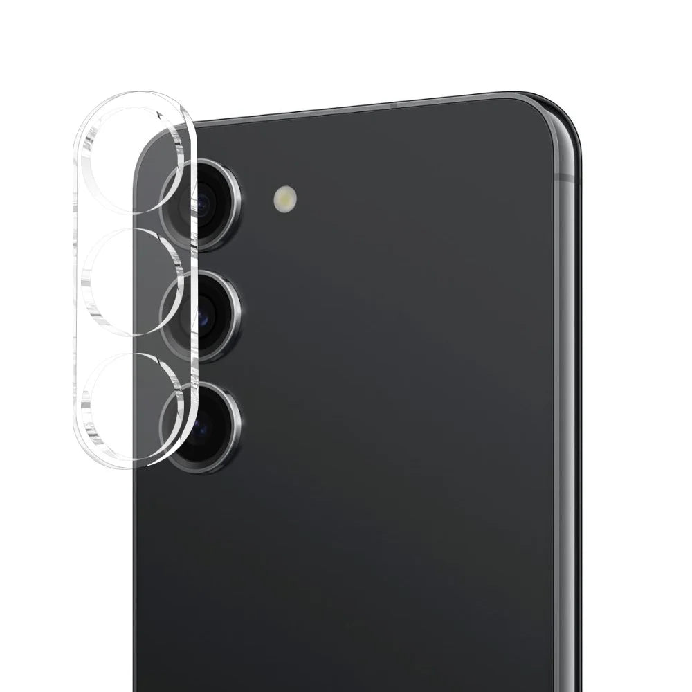 NORTHJO For Samsung Galaxy S23+ TPU Case Phone Cover+Tempered Glass Film+Camera Lens Protector (Support Fingerprint Unlock) - 2