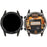 For Huawei Watch GT 2 46mm OEM Grade S AMOLED Screen and Digitizer Assembly + Frame Part (without Logo) - Black - 1