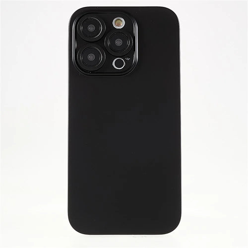 Thin PC Matte Phone Case for iPhone 14 Pro , Fine Hole Eye Protection Phone Cover - Black - 1