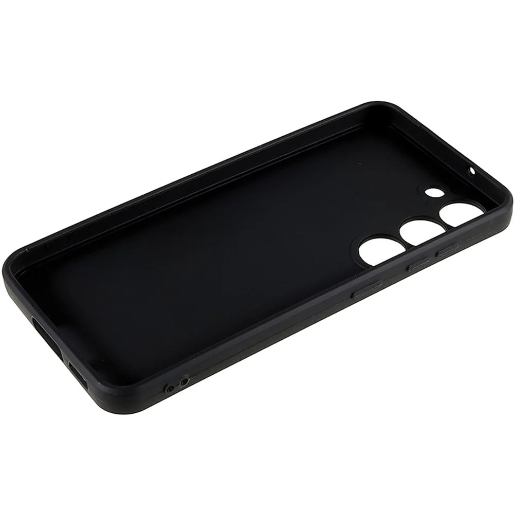 For Samsung Galaxy S23 Straight Edge TPU Case Precise Cutout Anti-Fall Phone Cover - Black - 5