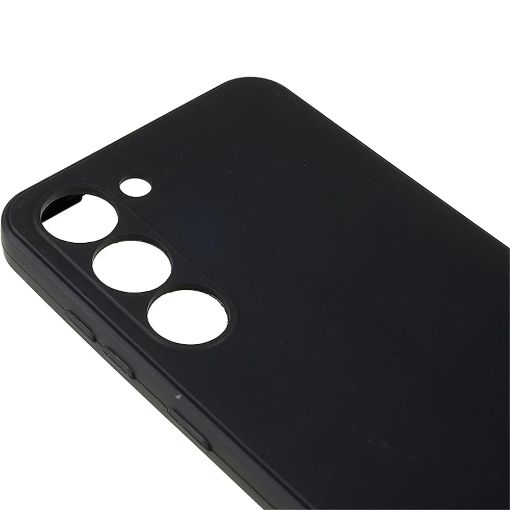 For Samsung Galaxy S23 Straight Edge TPU Case Precise Cutout Anti-Fall Phone Cover - Black - 7