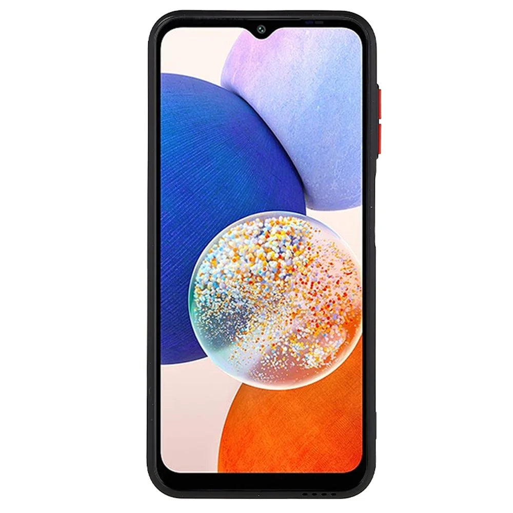 For Samsung Galaxy A14 5G / 4G Soft TPU Phone Case Drop-proof Back Cover with Card Slot - Black - 2