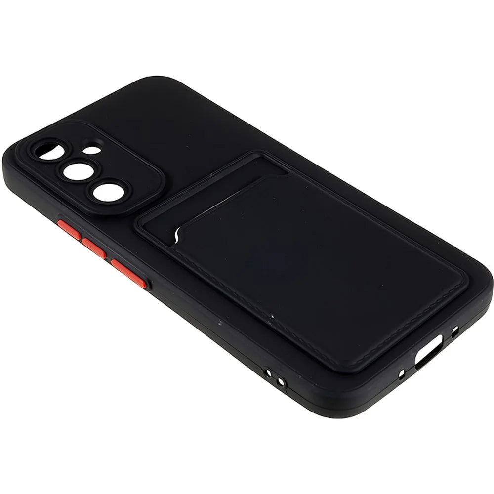 Soft TPU Case for Samsung Galaxy A54 5G Case Protective Phone Cover with Card Slot - Black - 7