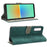 For Sony Xperia 10 IV 5G Phone Leather Case Stand Wallet RFID Blocking Phone Cover with Strap - Green - 3