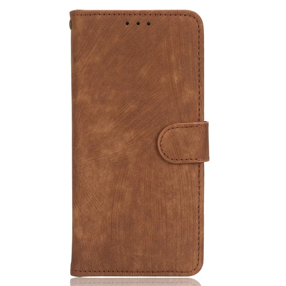 For TECNO Spark Go 2023 4G / Pop 7 / Pop 7 Pro / BF7 / Infinix Smart 7 / X6515 RFID Blocking Leather Case Wallet Stand with Strap - Brown - 5