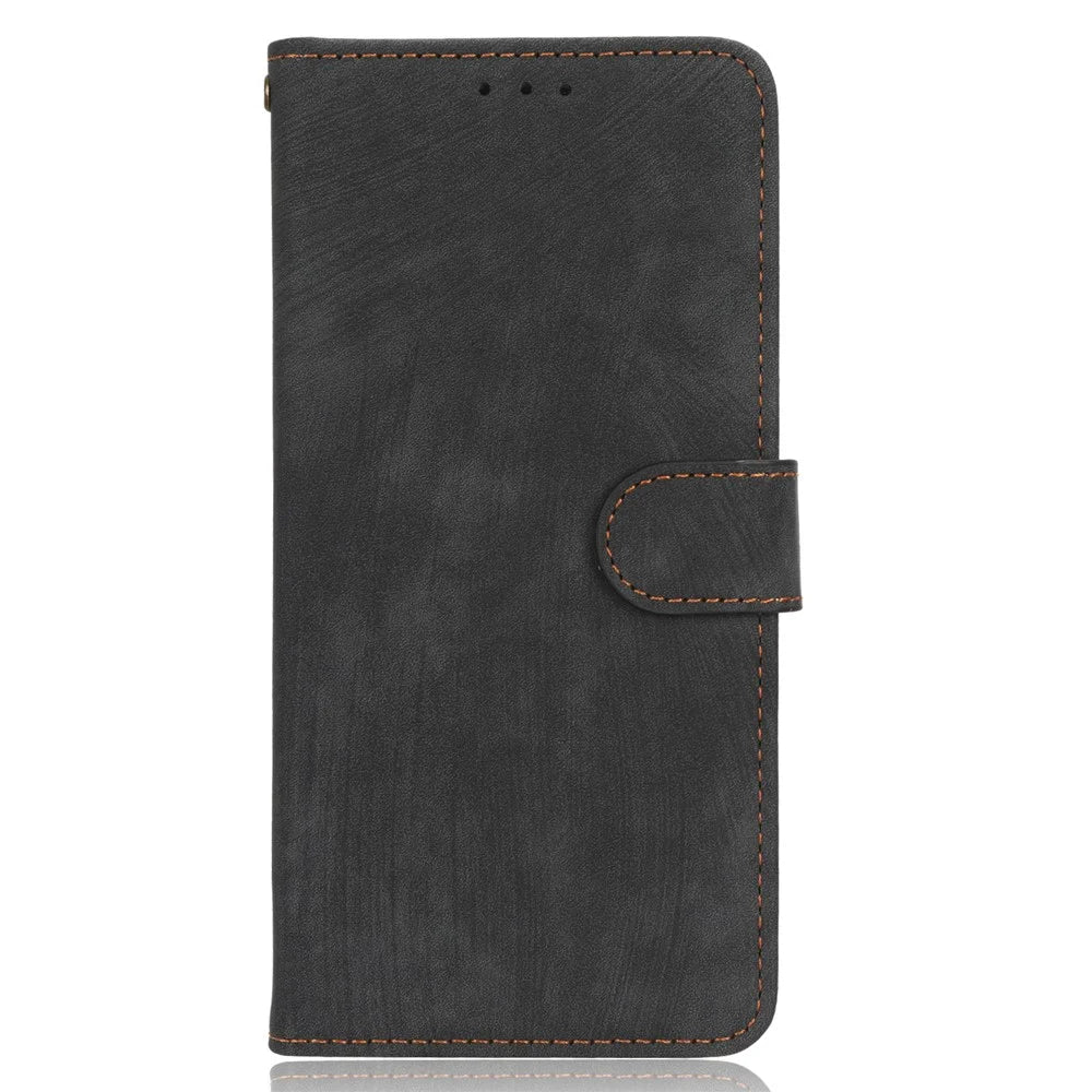 For Infinix Zero 20 4G X6821 Phone Stand Case RFID Blocking PU Leather Wallet Cover with Strap - Black - 5