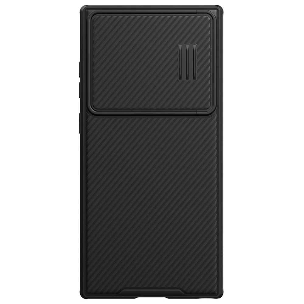 NILLKIN CamShield S Series for Samsung Galaxy S23 Ultra PC + TPU Phone Case Slide Lens Protection Drop-proof Cover - Black - 2