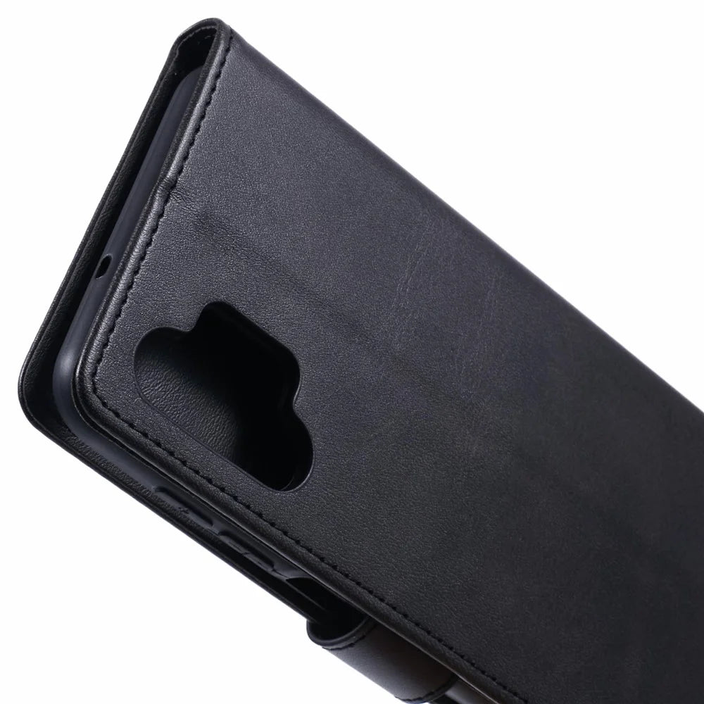 For Samsung Galaxy A04s 4G (164.7mm) / A13 4G Cover Leather Phone Case Stand Wallet - Black - 7