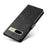 For Google Pixel 7 5G Square Clasp Phone Cover Scratch-resistant Flip Leather Phone Case with Stand Wallet - Black - 4