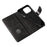 For iPhone 14 Plus Stand Leather Phone Cover Square Clasp Smartphone Case with Wallet - Black - 7