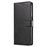 For Samsung Galaxy S23+ Anti-scratch Phone Cover Square Leather Mobile Phone Case with Stand Wallet - Black - 7