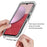 For Samsung Galaxy A14 5G / A14 4G Gradient Phone Case PC + TPU Shockproof Cover with PET Screen Protector - Transparent - 3