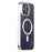 ENKAY HAT PRINCE For iPhone 13 Pro Magnetic Phone Cover Clear Electroplating Frame Lens Protection TPU Case - Silver - 1