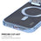 ENKAY HAT PRINCE For iPhone 13 Pro Magnetic Phone Cover Clear Electroplating Frame Lens Protection TPU Case - Silver - 5